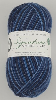 WYS - Signature 4 Ply - Sparkle - 906 Silent Night